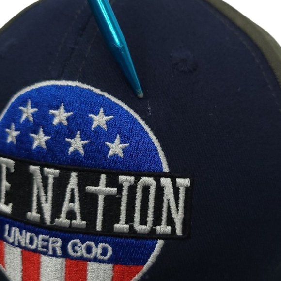 One Nation Under God Navy and Olive Hat - Picture 6 of 12